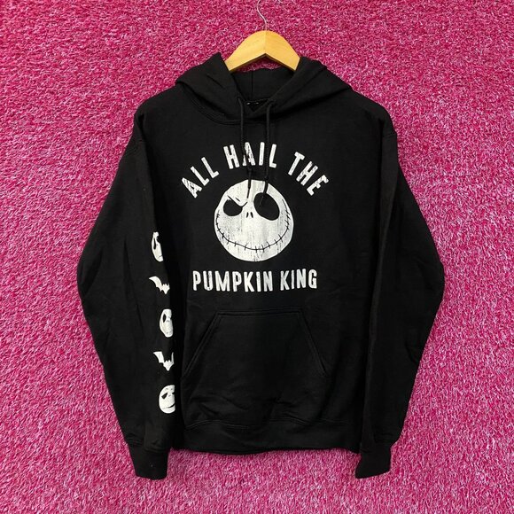 Jack Skellington All Hail The Pumpkin King Hoodie size  Small - Picture 1 of 4